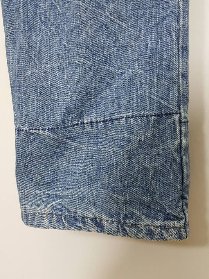 Designer Japanese Patchwork Art Pattern Distressed Pant Size US 29 - 16 Thumbnail