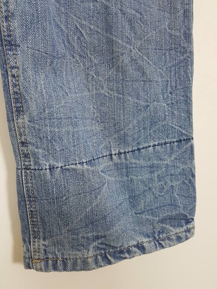 Designer Japanese Patchwork Art Pattern Distressed Pant Size US 29 - 15 Thumbnail