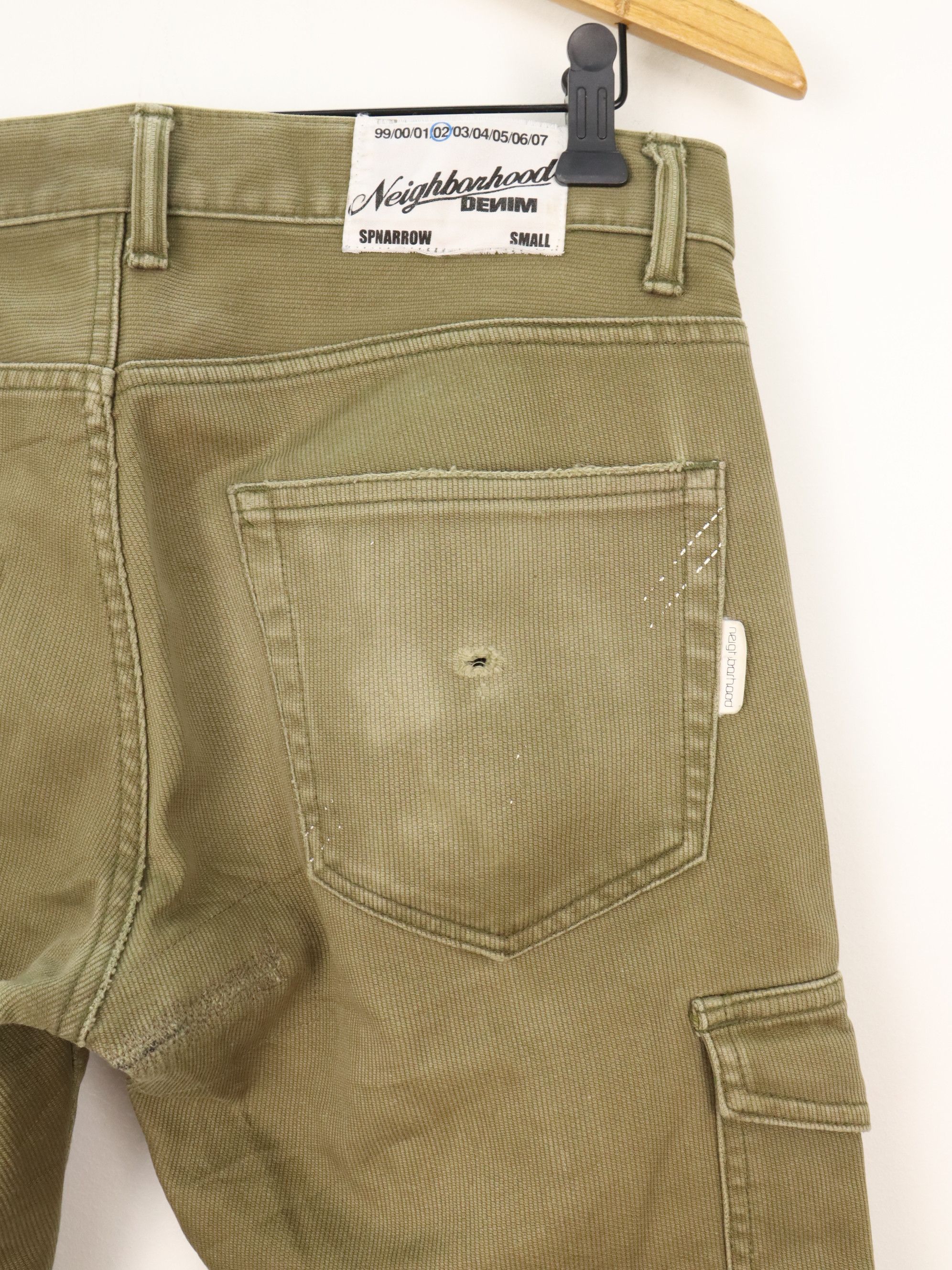 Neighborhood NEIGHBORHOOD Cargo 02 Spnarrow Olive Pant Size US 31 - 8 Thumbnail