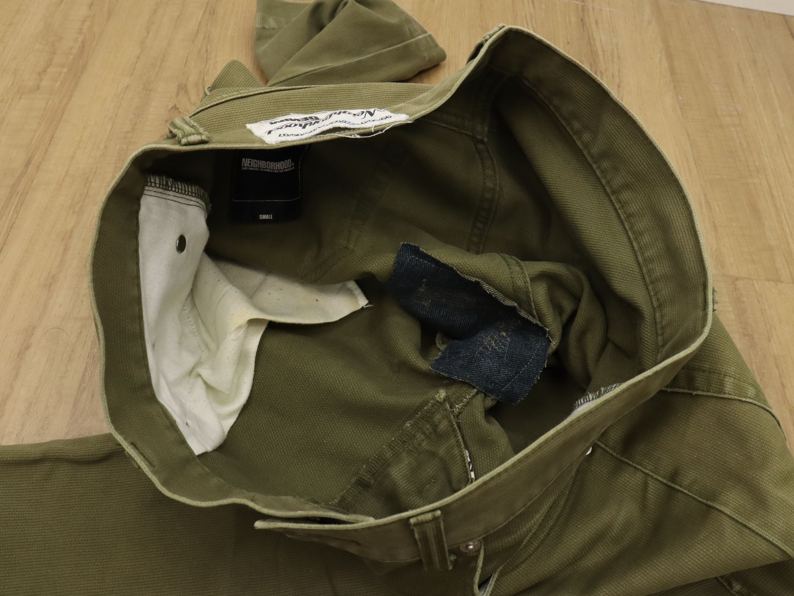Neighborhood NEIGHBORHOOD Cargo 02 Spnarrow Olive Pant Size US 31 - 22 Thumbnail