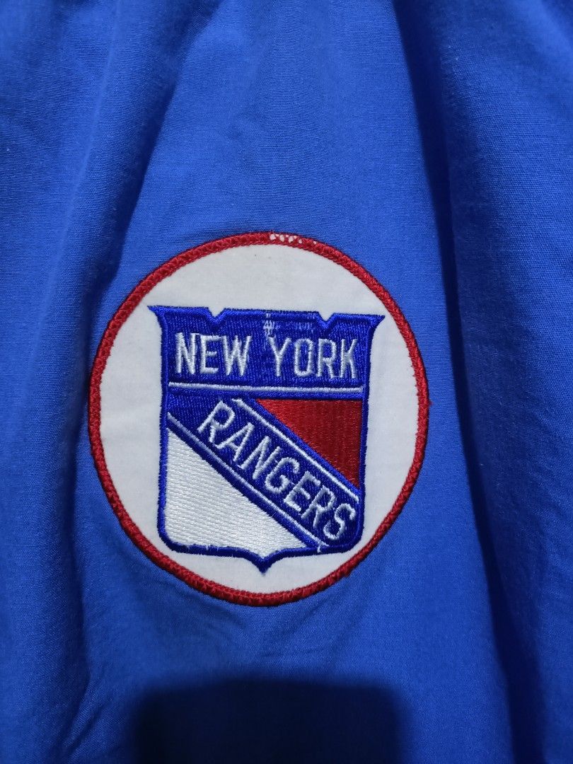 NHL 🔥Vintage 80s New York Rangers Bomber Jacket – Pyramid USA Size US L / EU 52-54 / 3 - 5 Thumbnail