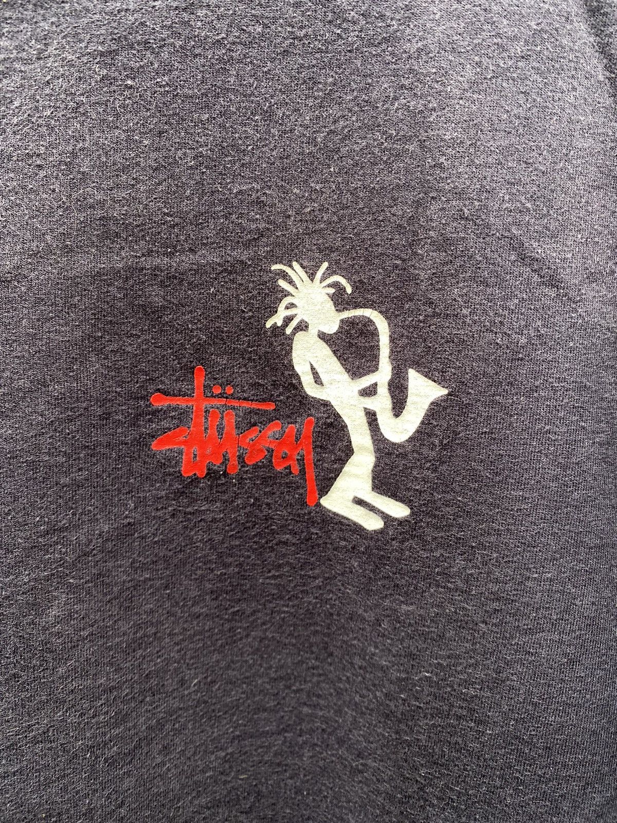 Stussy × Vintage Stussy Rasta Dark Blue Shirt Size US L / EU 52-54 / 3 - 3 Thumbnail