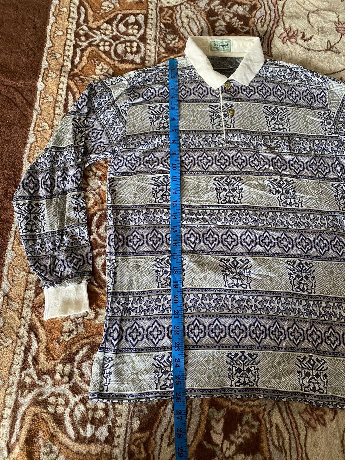 Designer Vintage 90’s Crocodile Long Sleeve Design Style Size US M / EU 48-50 / 2 - 10 Thumbnail
