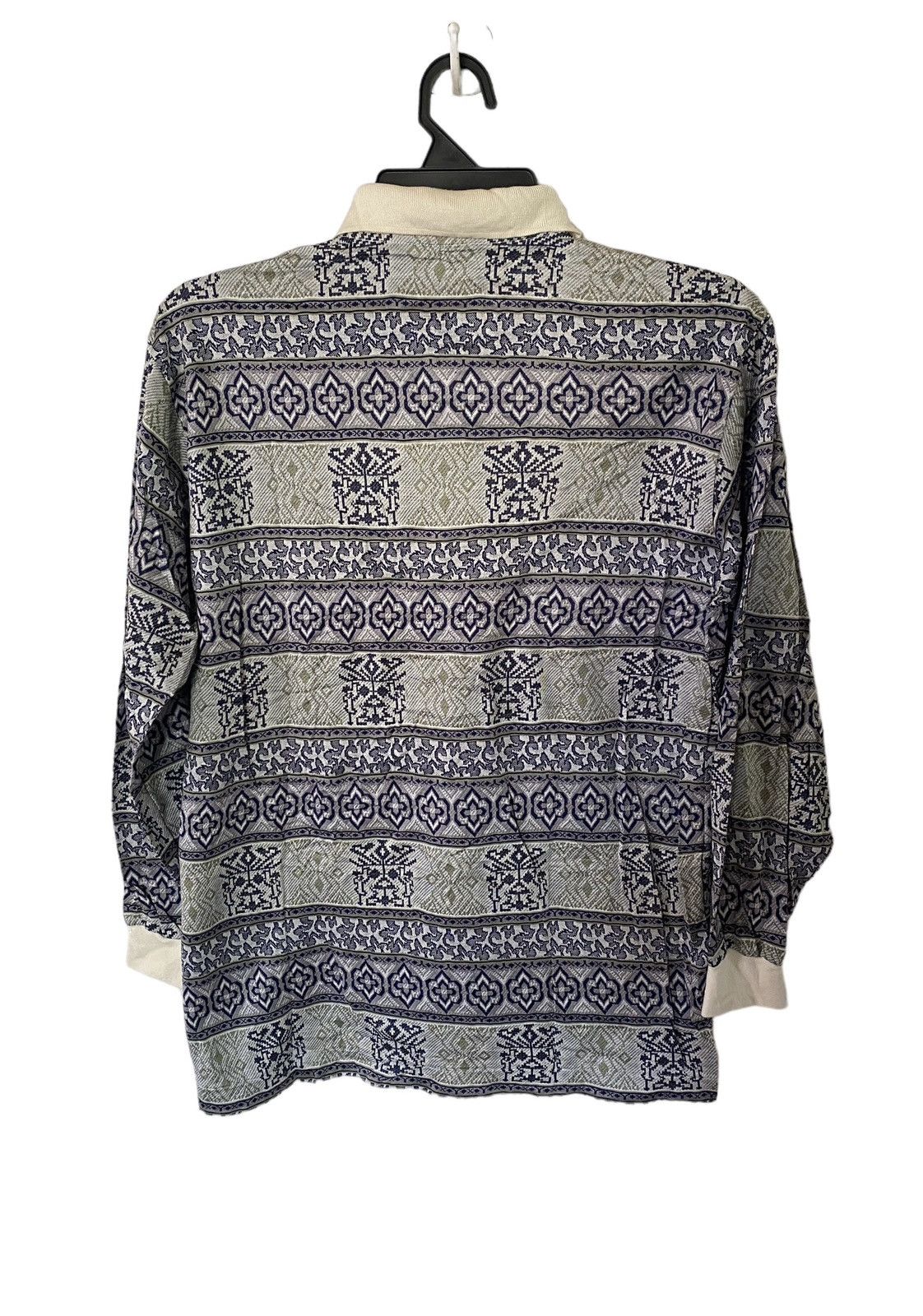 Designer Vintage 90’s Crocodile Long Sleeve Design Style Size US M / EU 48-50 / 2 - 2 Thumbnail