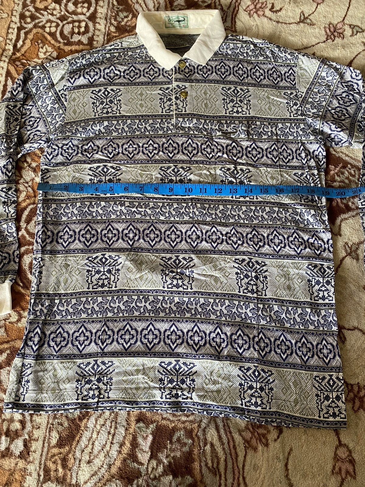 Designer Vintage 90’s Crocodile Long Sleeve Design Style Size US M / EU 48-50 / 2 - 9 Thumbnail