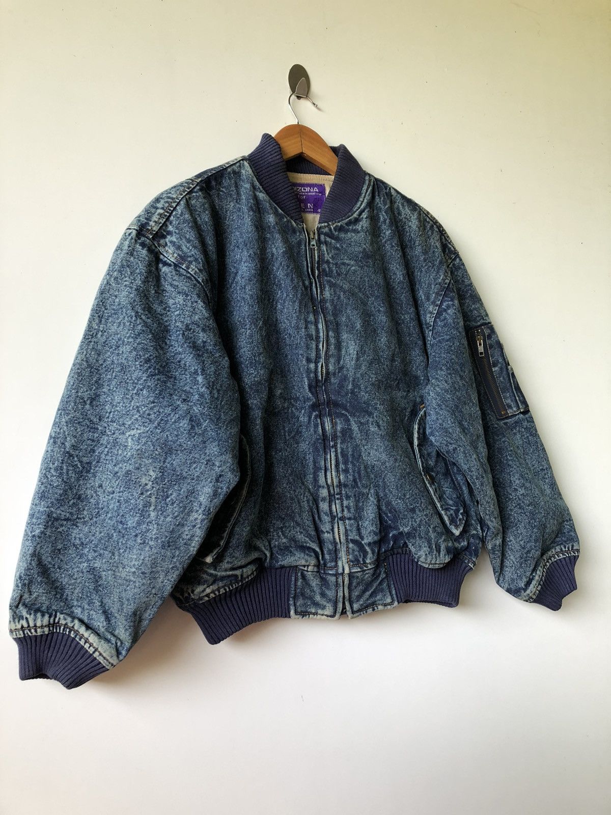 Arizona Jean Co. Arizona blue denim’s Down oversized style bomber jackets Size US L / EU 52-54 / 3 - 3 Thumbnail