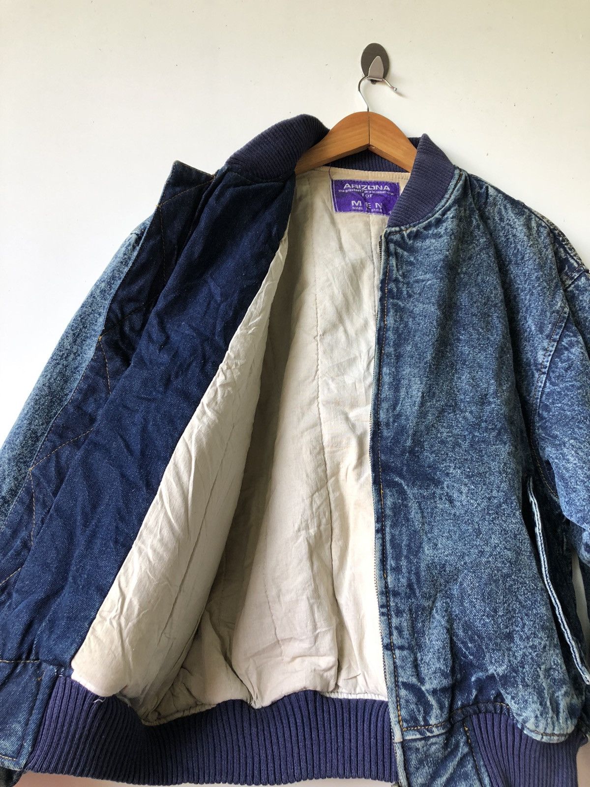 Arizona Jean Co. Arizona blue denim’s Down oversized style bomber jackets Size US L / EU 52-54 / 3 - 5 Thumbnail