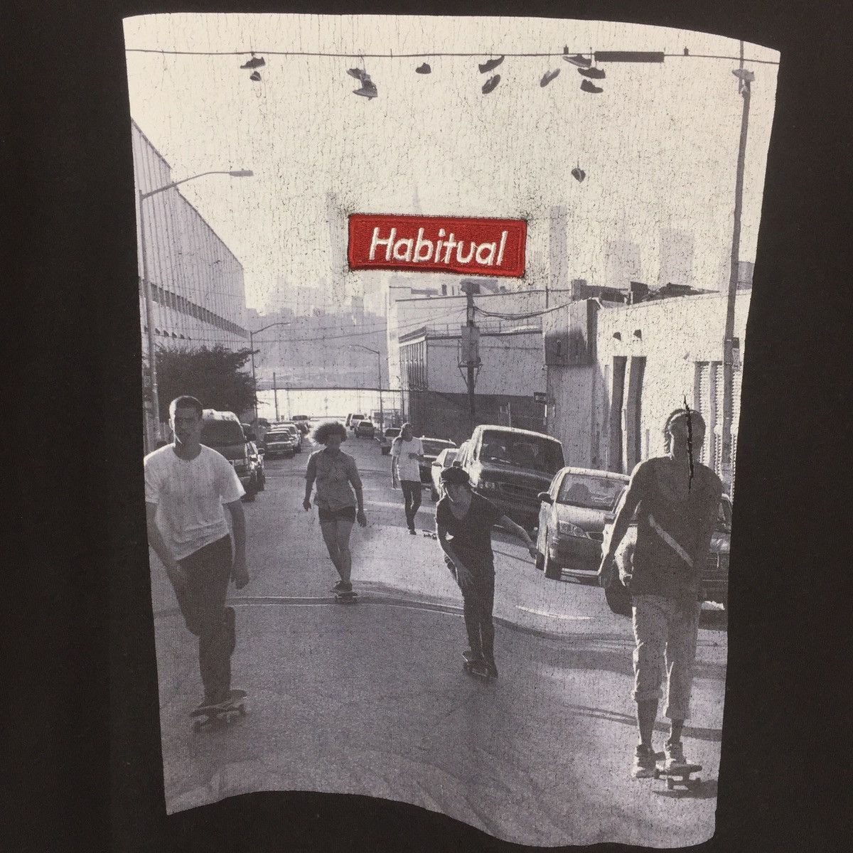 Japanese Brand Habitual skateboarding crop top t-shirt Size S / US 4 / IT 40 - 2 Thumbnail