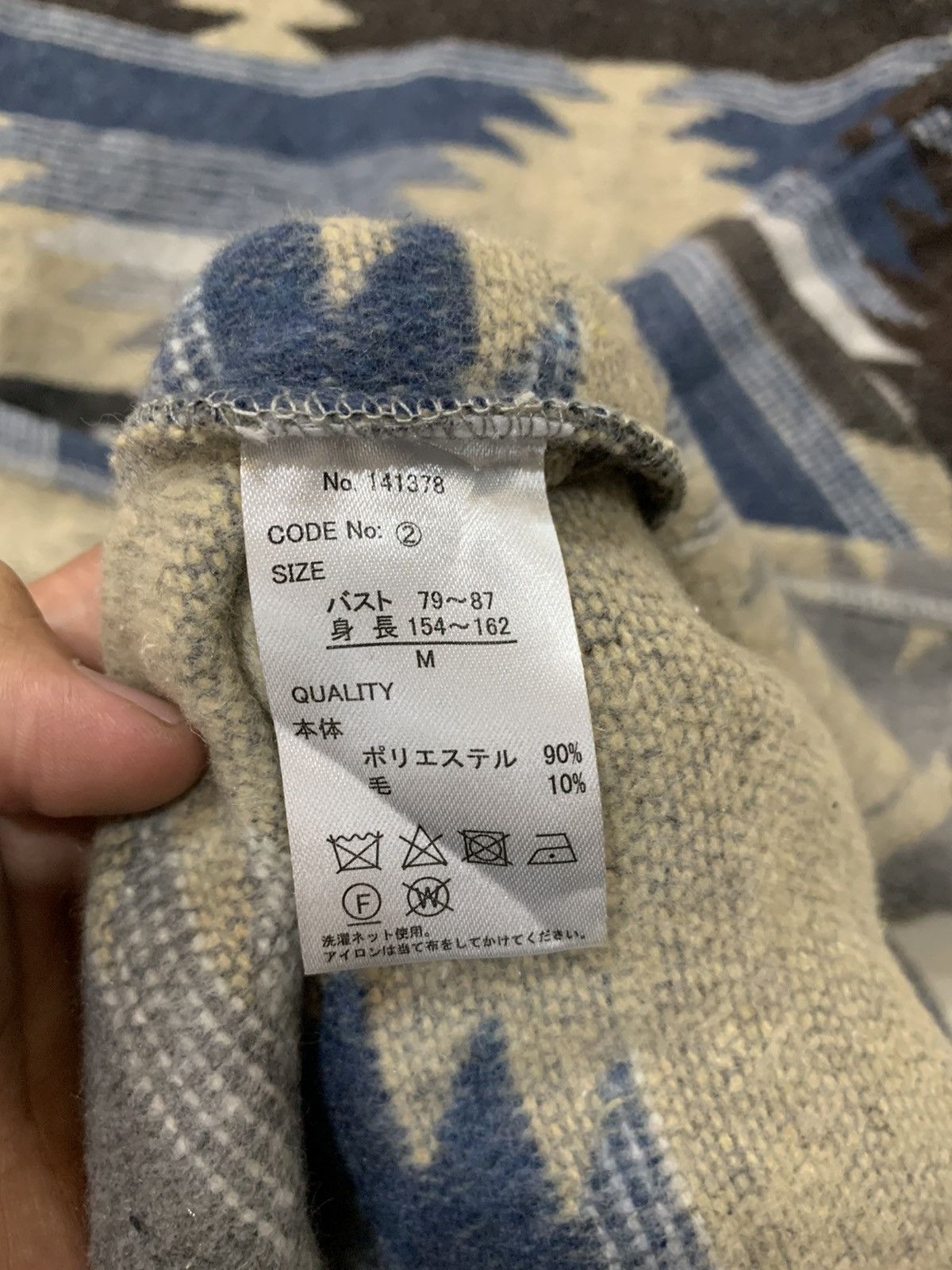 Other NAVAJO CHIMAYO NATIVE TRIBE MOTIVE LIGHT JACKET OUTERWEAR Size US M / EU 48-50 / 2 - 7 Thumbnail