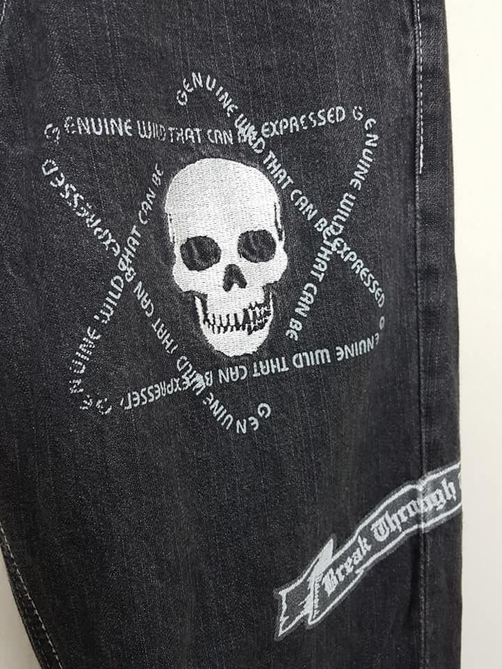 Japanese Brand Punk Skull Black White Checked Pant Size US 32 / EU 48 - 7 Thumbnail