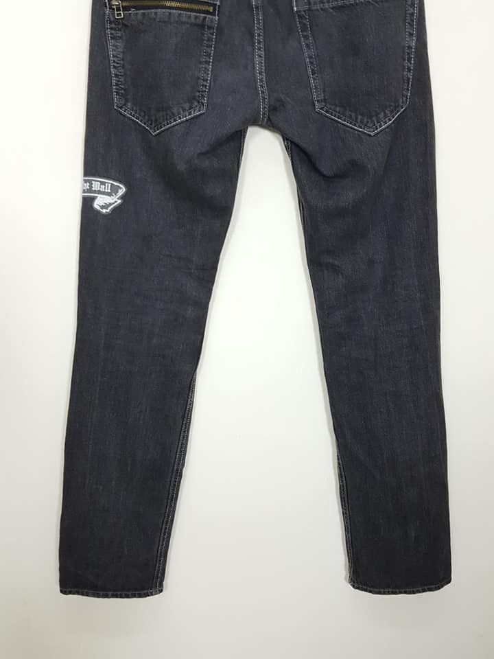 Japanese Brand Punk Skull Black White Checked Pant Size US 32 / EU 48 - 11 Thumbnail