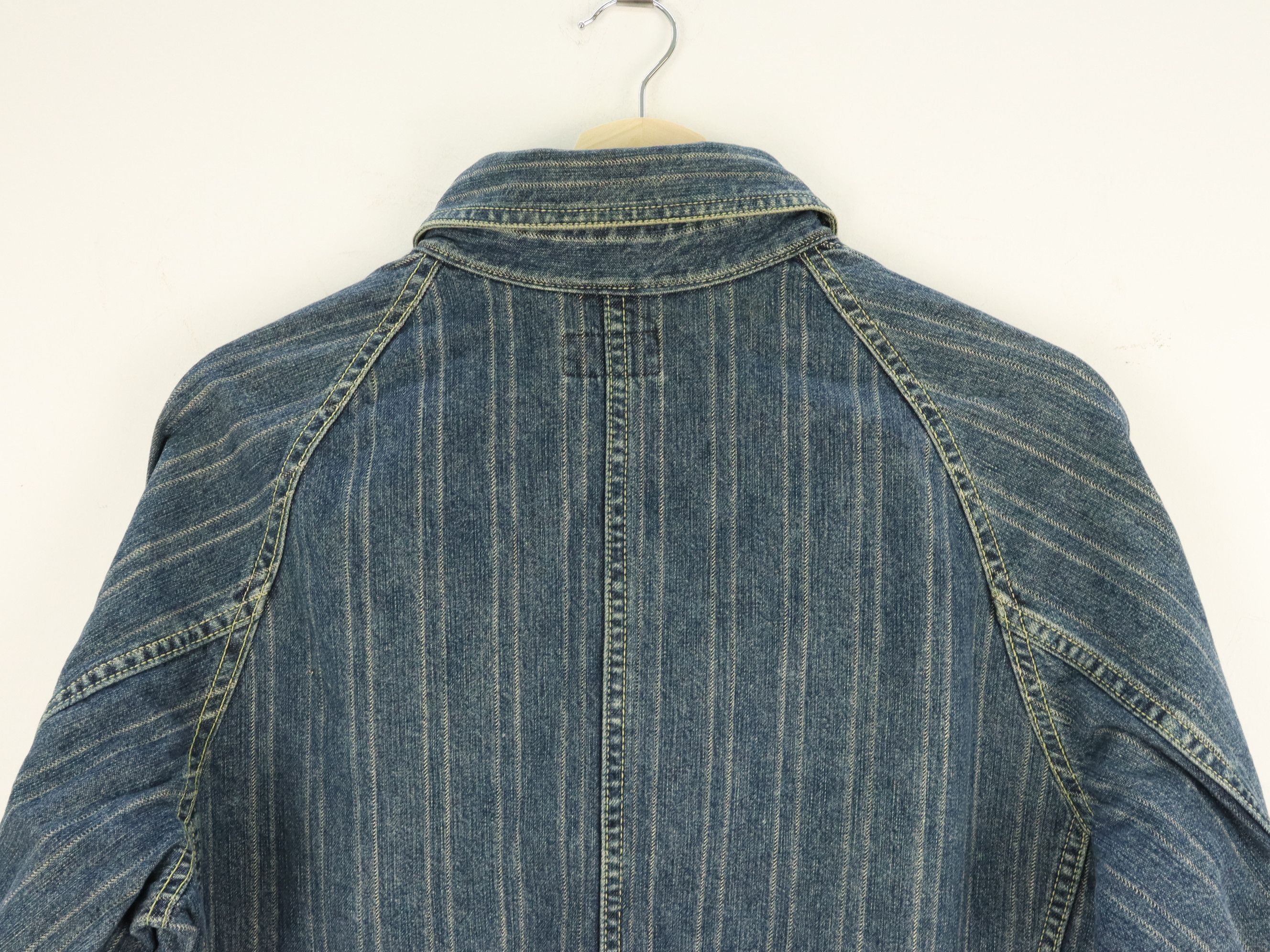 Eternal Japan ETERNAL Wabash Style Striped Workwear Jacket Size US M / EU 48-50 / 2 - 8 Thumbnail