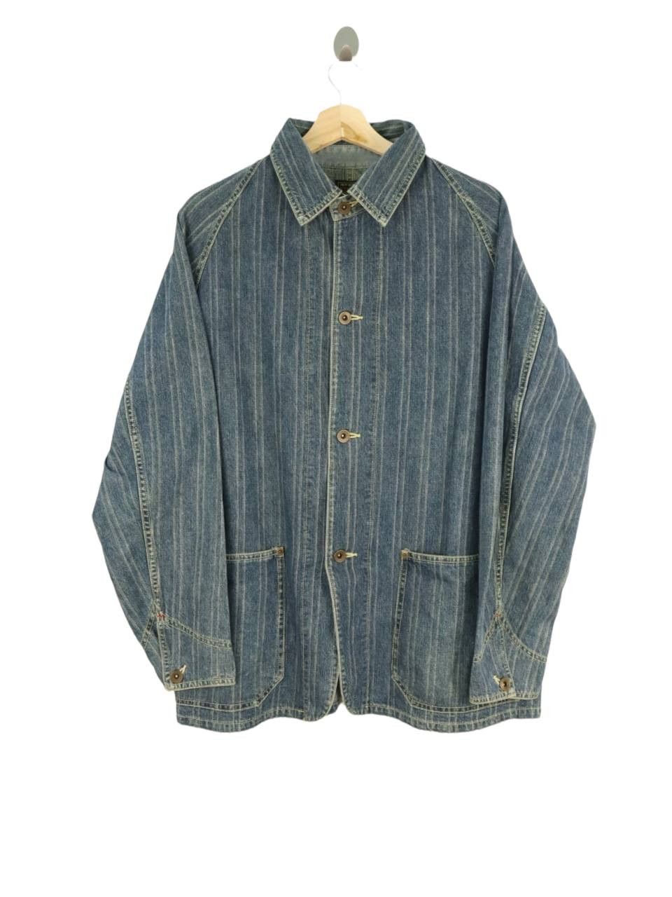 Eternal Japan ETERNAL Wabash Style Striped Workwear Jacket Size US M / EU 48-50 / 2 - 1 Thumbnail
