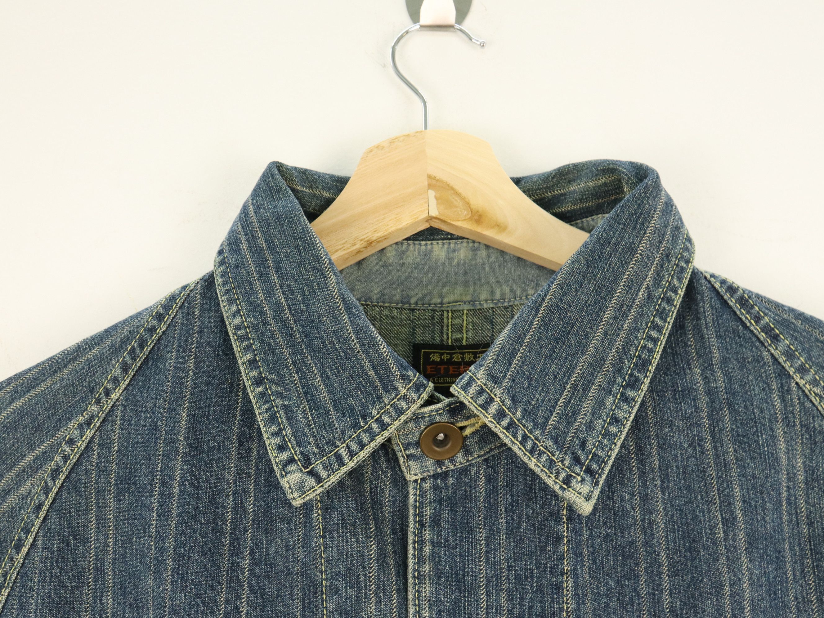 Eternal Japan ETERNAL Wabash Style Striped Workwear Jacket Size US M / EU 48-50 / 2 - 5 Thumbnail