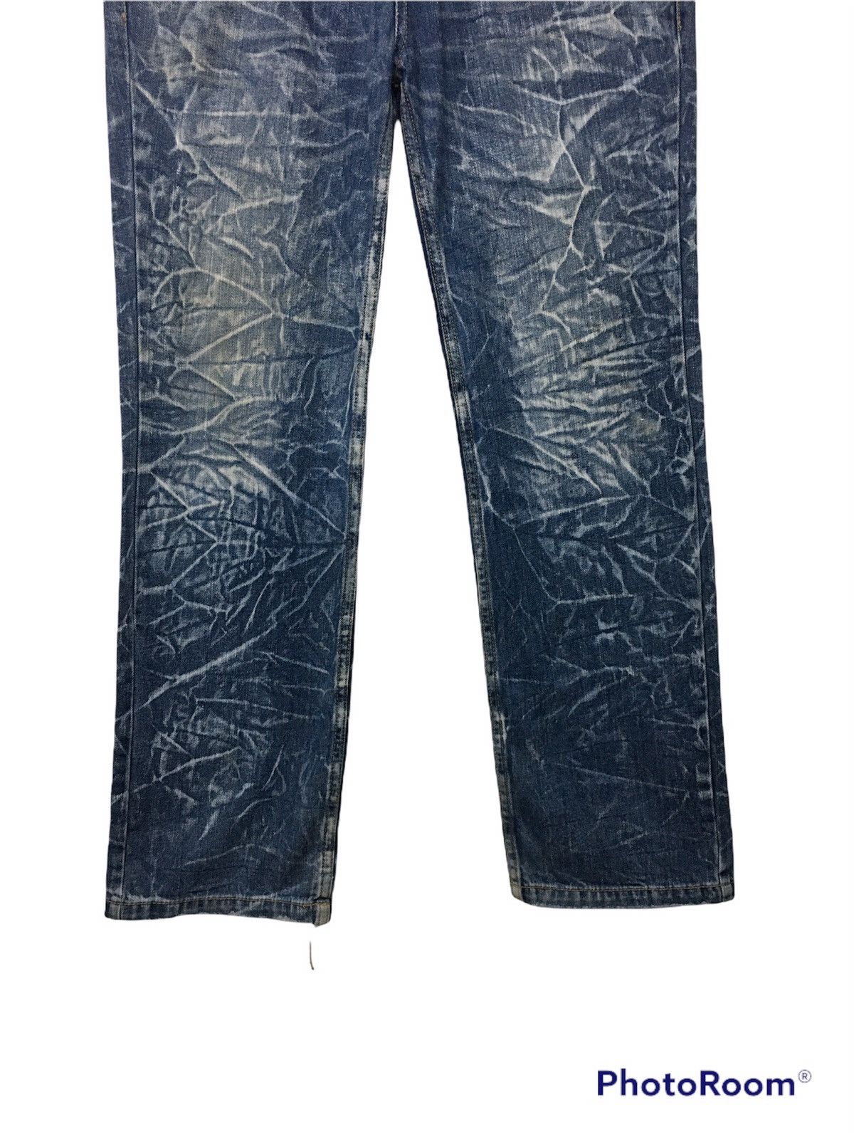 Japanese Brand Japanese Brand Nylaus Art Distressed Denim Pants Size US 36 / EU 52 - 4 Thumbnail