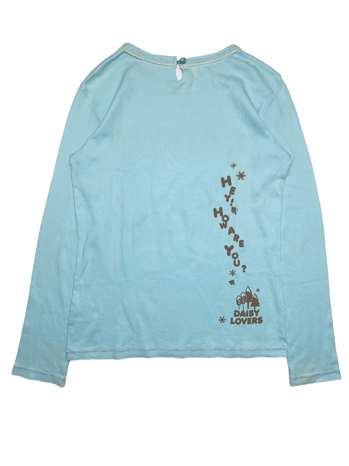 Angel Blue 2000s Daisy Lovers - Snow Island Baby Tee Size M / US 6-8 / IT 42-44 - 2 Thumbnail