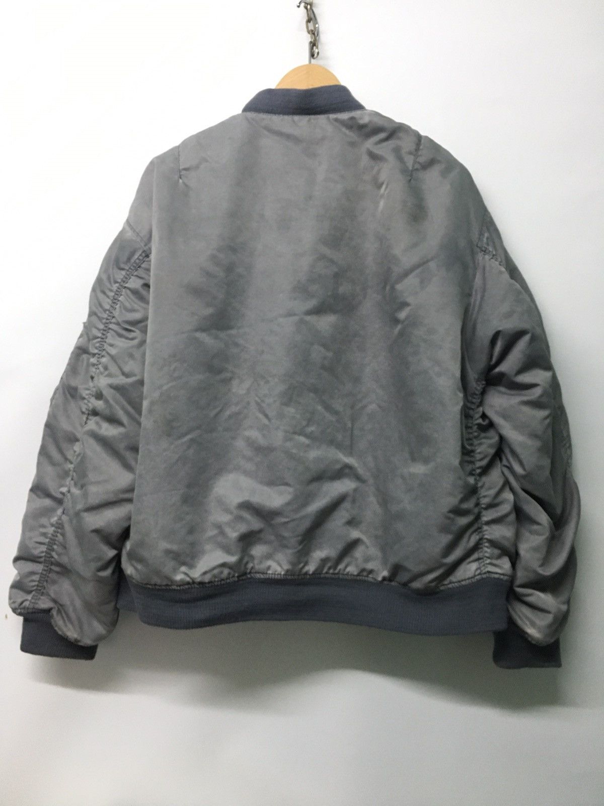 Other Aburaysia Distressed GREY Color Bomber/Flight Jacket Size US L / EU 52-54 / 3 - 6 Thumbnail