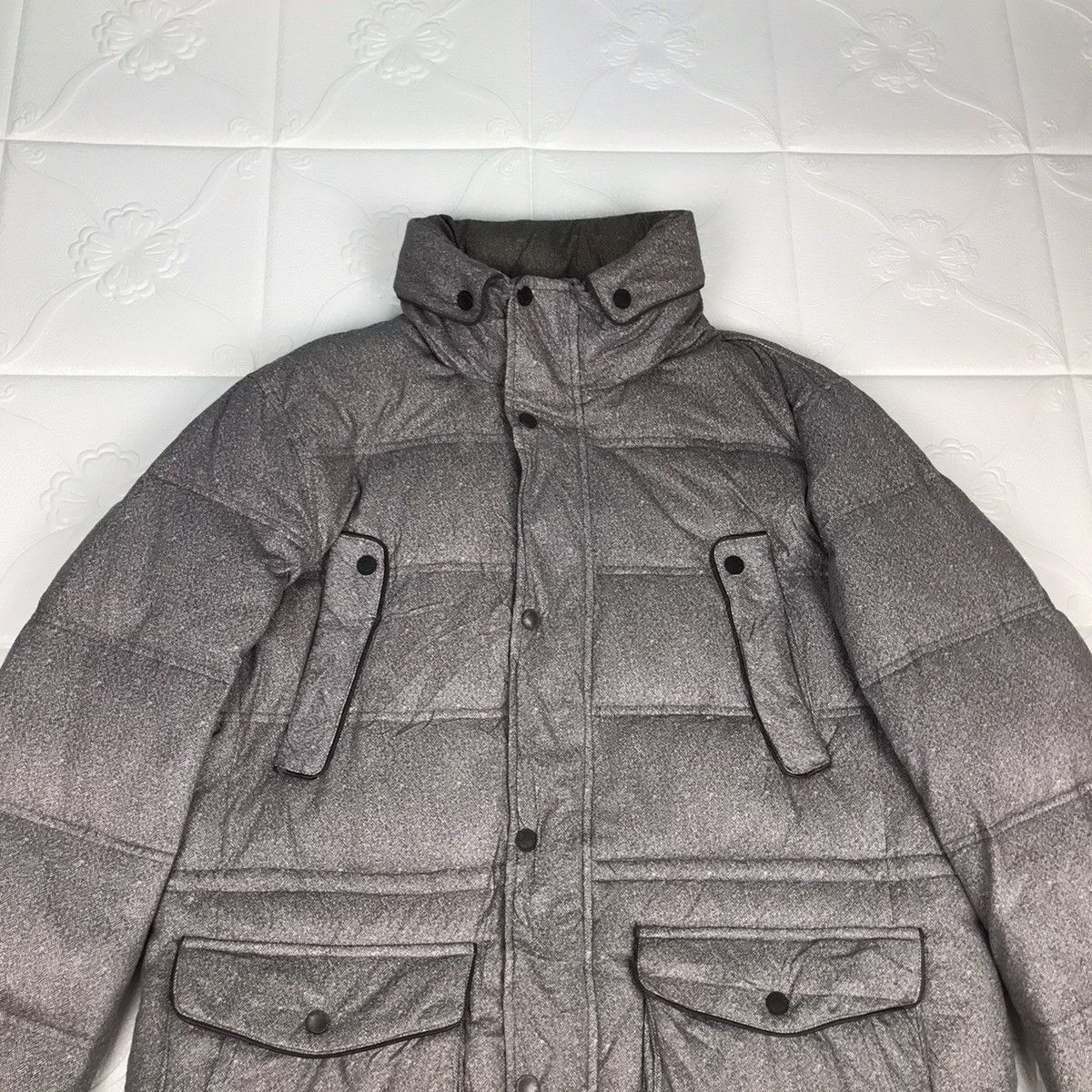 Japanese Brand × Vintage Vintage Japanese Full house White Duck Down Puffer Jacket Size US L / EU 52-54 / 3 - 2 Thumbnail