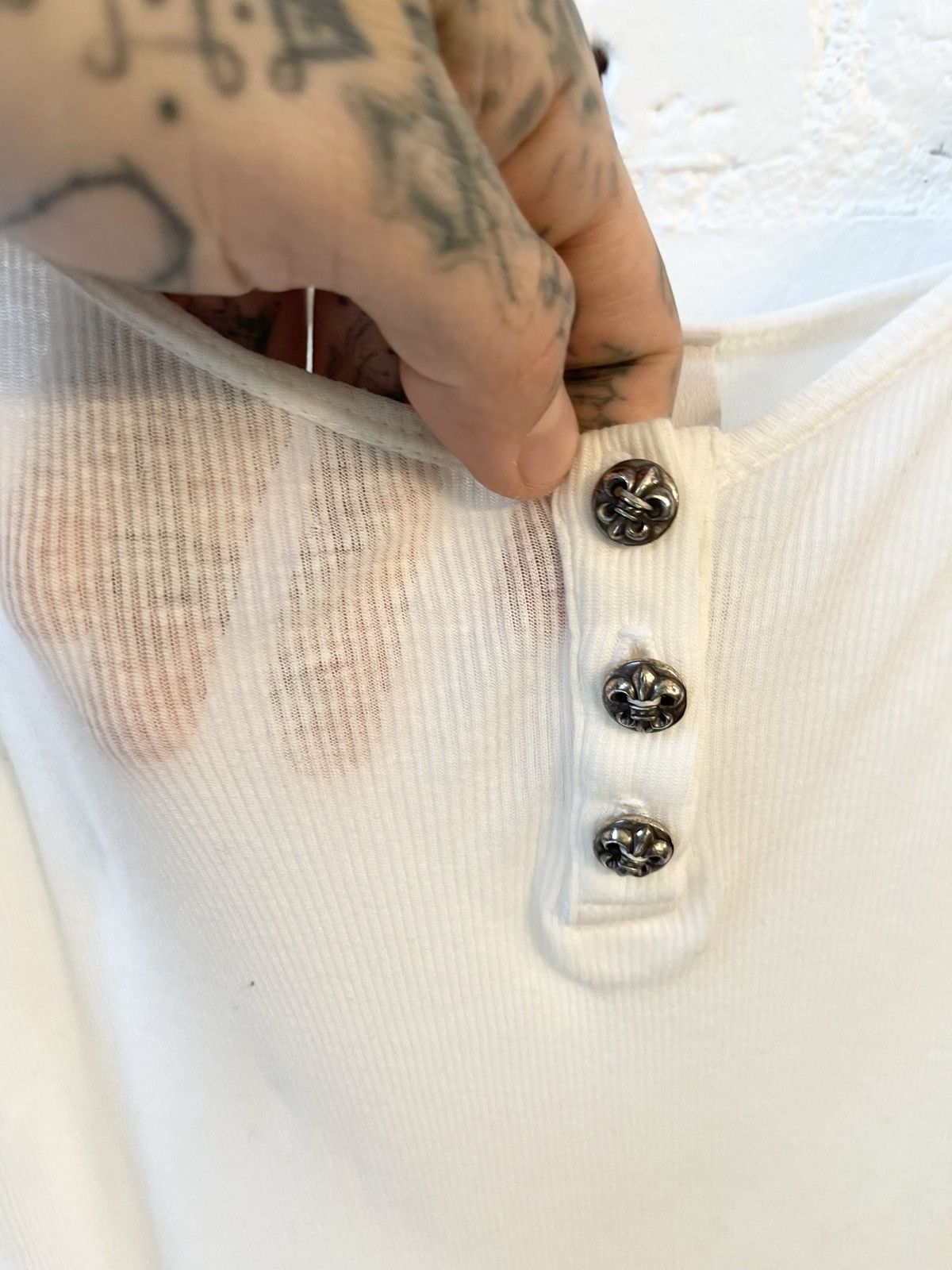 Chrome Hearts Chrome Hearts Long Sheer White Dress CROSS Patch Size M / US 6-8 / IT 42-44 - 4 Thumbnail