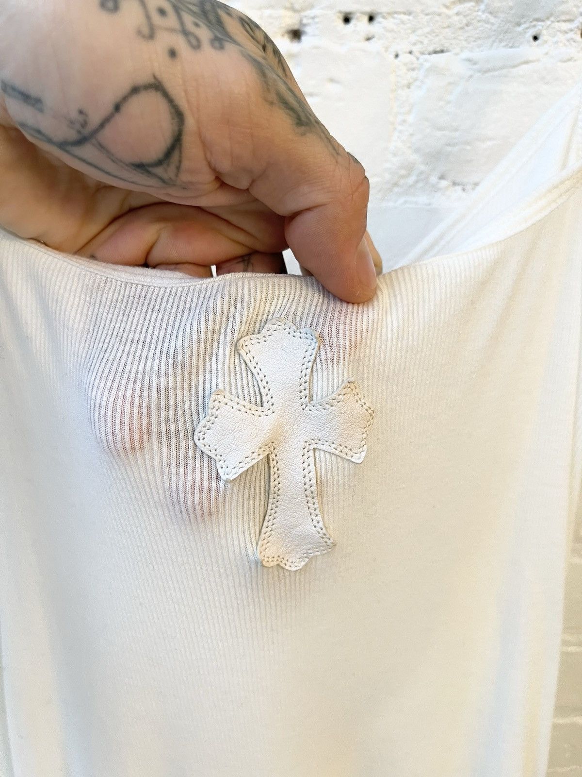 Chrome Hearts Chrome Hearts Long Sheer White Dress CROSS Patch Size M / US 6-8 / IT 42-44 - 6 Thumbnail