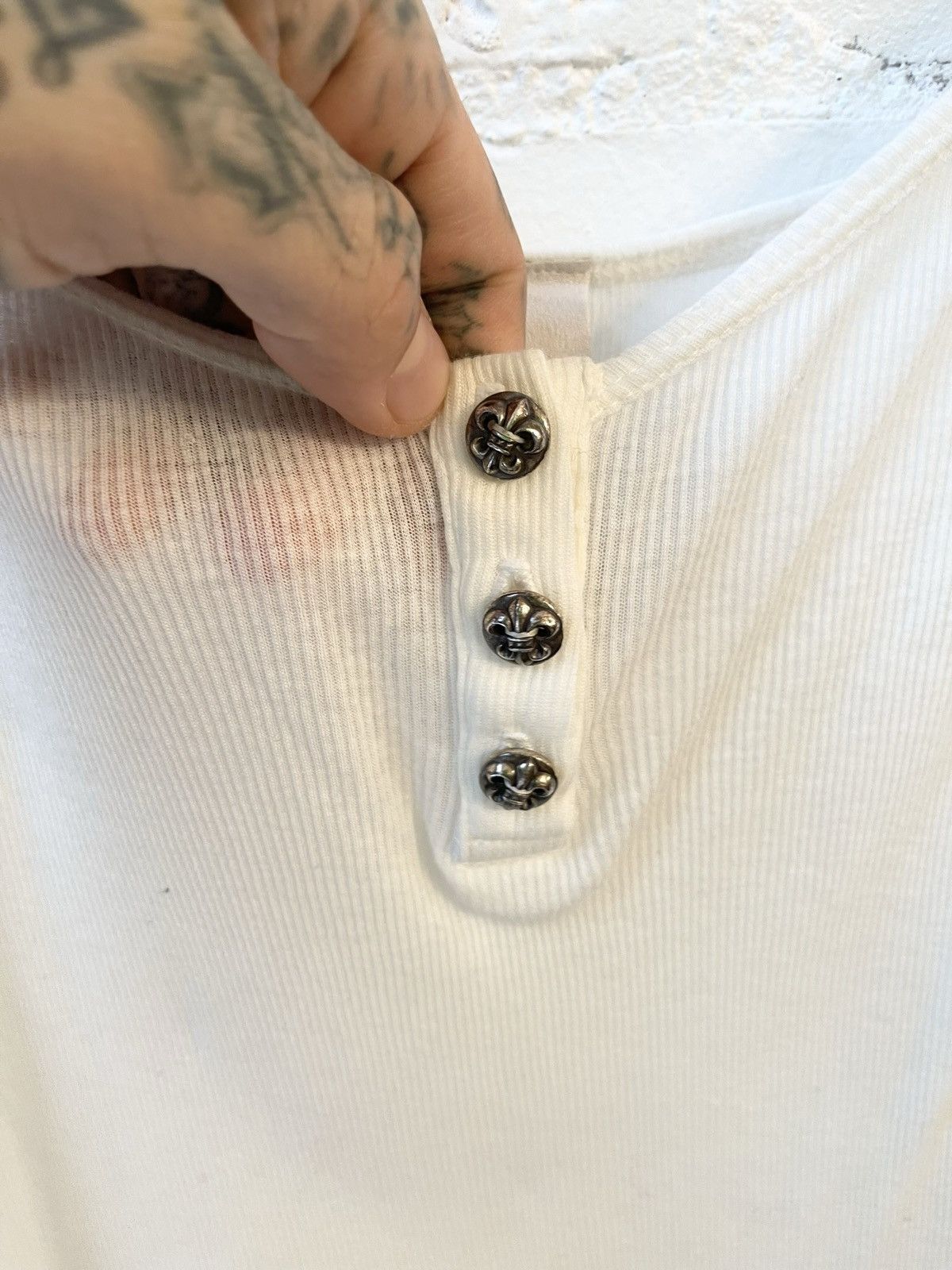 Chrome Hearts Chrome Hearts Long Sheer White Dress CROSS Patch Size M / US 6-8 / IT 42-44 - 3 Thumbnail