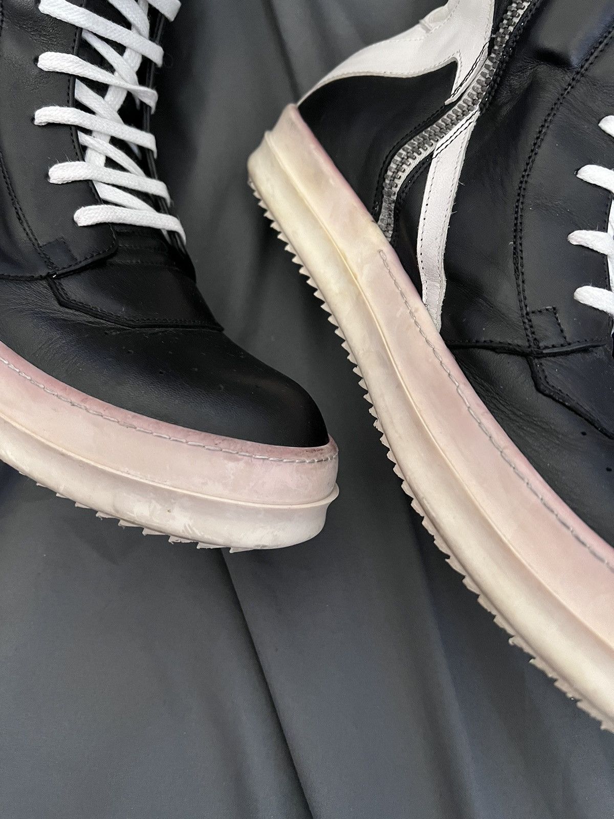 Rick Owens Rick owens mainline geobasket in black size42 Size US 9 / EU 42 - 3 Thumbnail