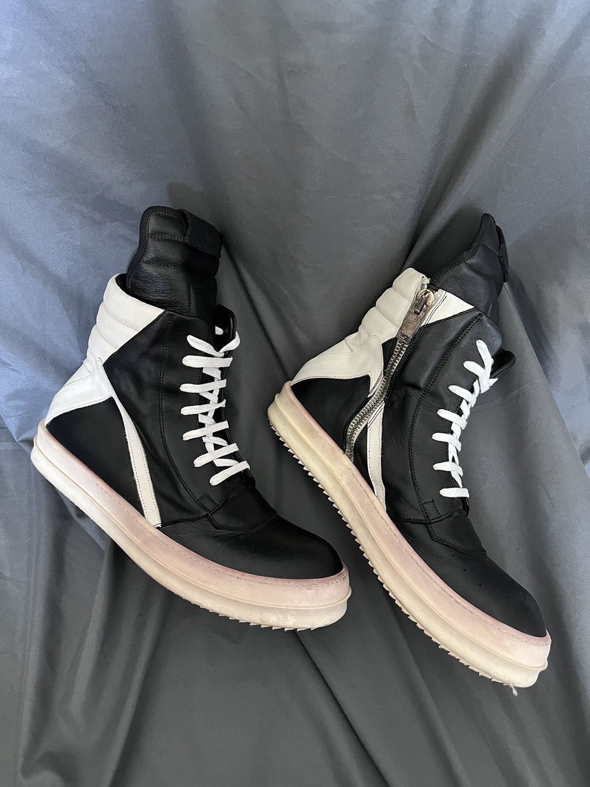 Rick Owens Rick owens mainline geobasket in black size42 Size US 9 / EU 42 - 2 Thumbnail