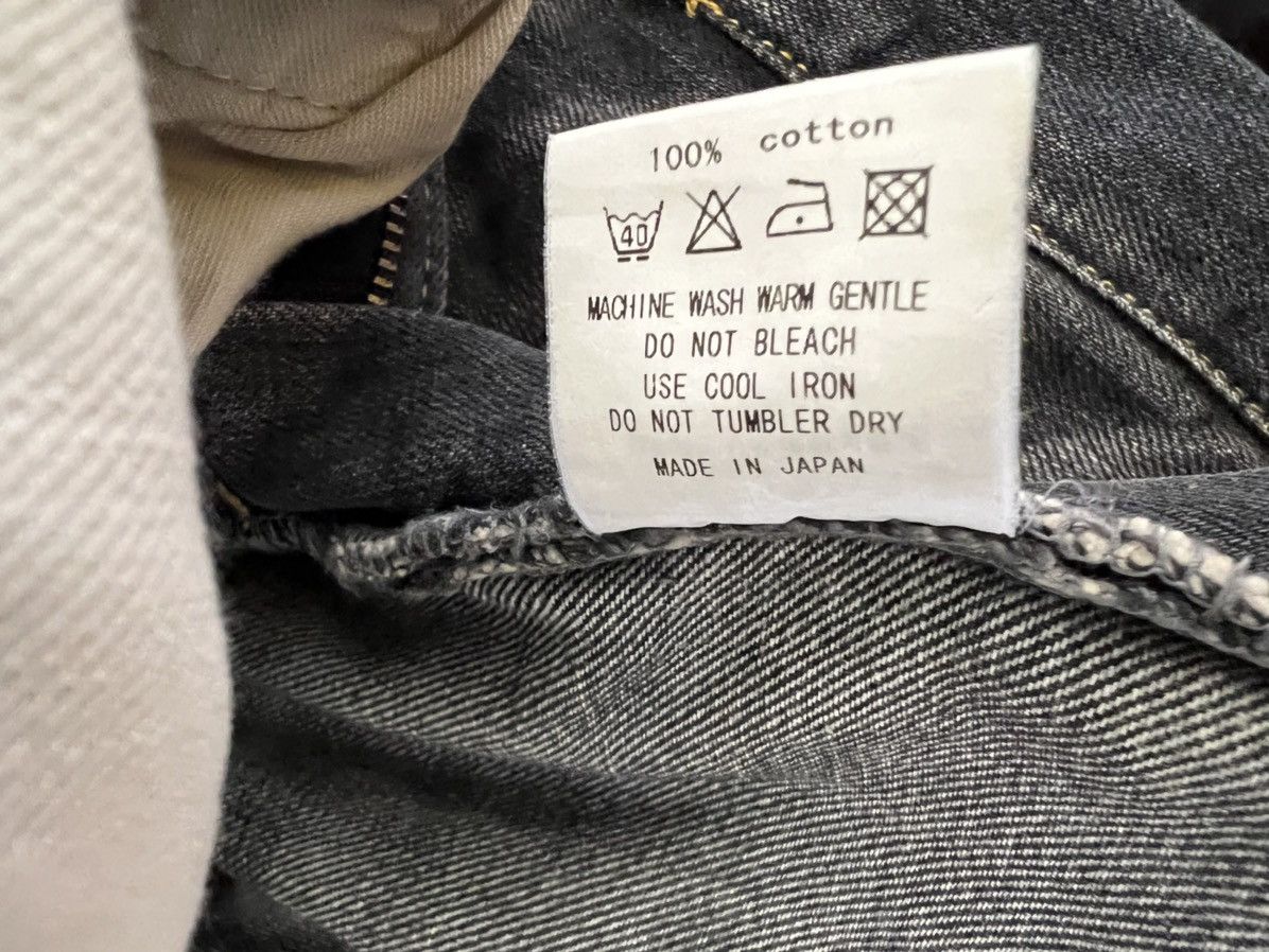 Vintage Trashed GRAND CANYON Japan Ripped Fade Black Denim Jeans Size US 34 / EU 50 - 17 Thumbnail