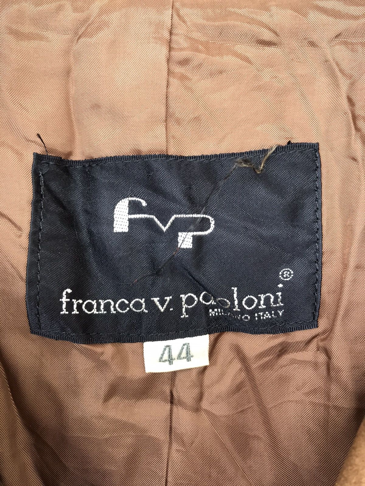 Vintage 💥Vintage Franca V.Paoloni Milano Italy Barocco Jacket Size L / US 10 / IT 46 - 8 Thumbnail
