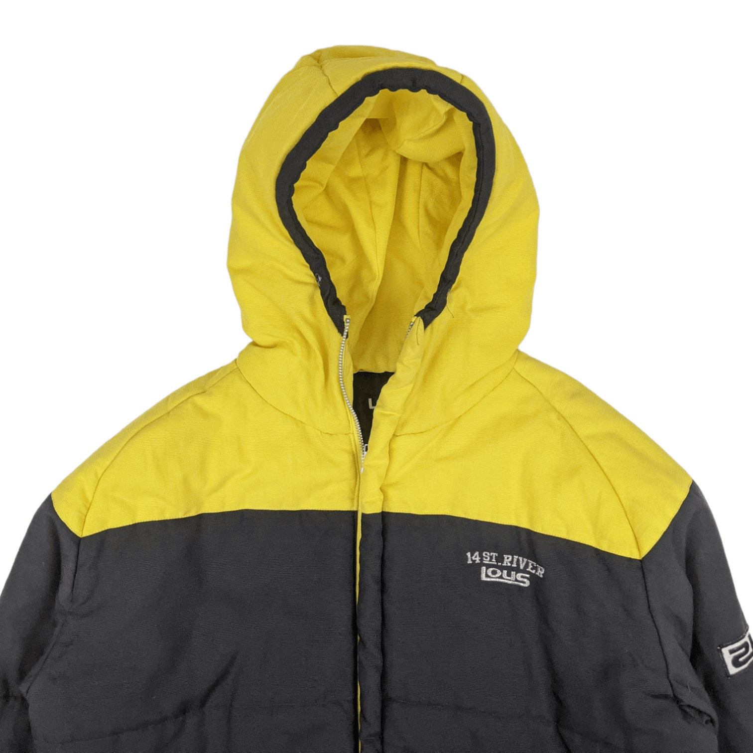 Japanese Brand LOUS 14st River Milticolor Puffer Jacket Size US M / EU 48-50 / 2 - 4 Thumbnail