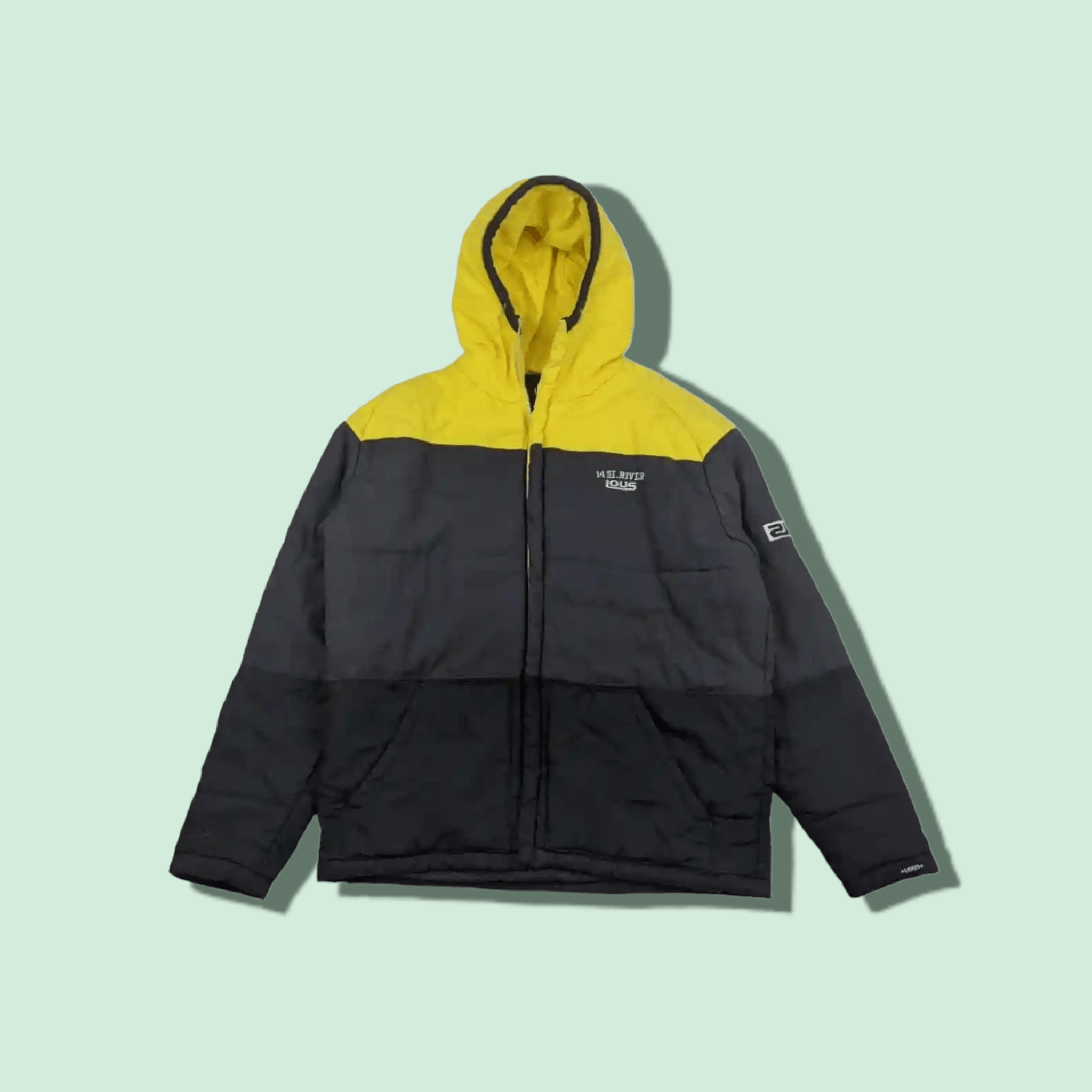 Japanese Brand LOUS 14st River Milticolor Puffer Jacket Size US M / EU 48-50 / 2 - 1 Thumbnail