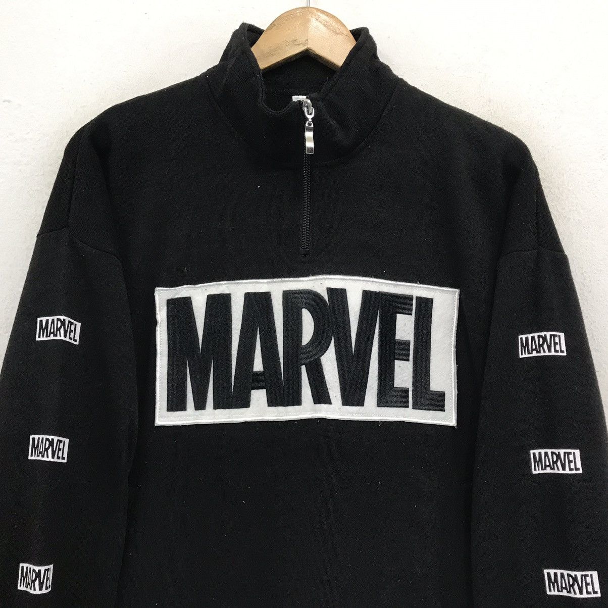 DC Comics × Japanese Brand × Marvel Comics MARVEL Comics Big Box Logo Sweatshirt Crewneck Big Spellout Size US M / EU 48-50 / 2 - 3 Thumbnail