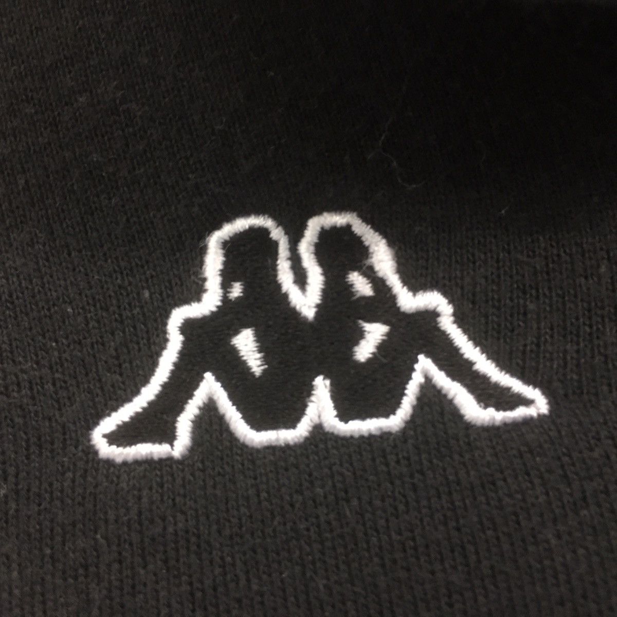 Kappa × Vintage Vintage KAPPA Big Logo Hoodie Sweatshirt Black Colour Size S / US 4 / IT 40 - 3 Thumbnail