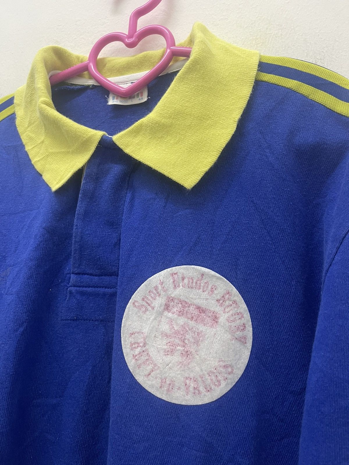 Adidas Rare Vintage ADIDAS Rugby Ventex CREPY EN VALOIS France Made Size US L / EU 52-54 / 3 - 4 Thumbnail