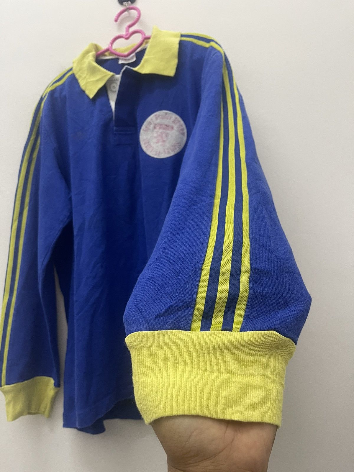 Adidas Rare Vintage ADIDAS Rugby Ventex CREPY EN VALOIS France Made Size US L / EU 52-54 / 3 - 6 Thumbnail