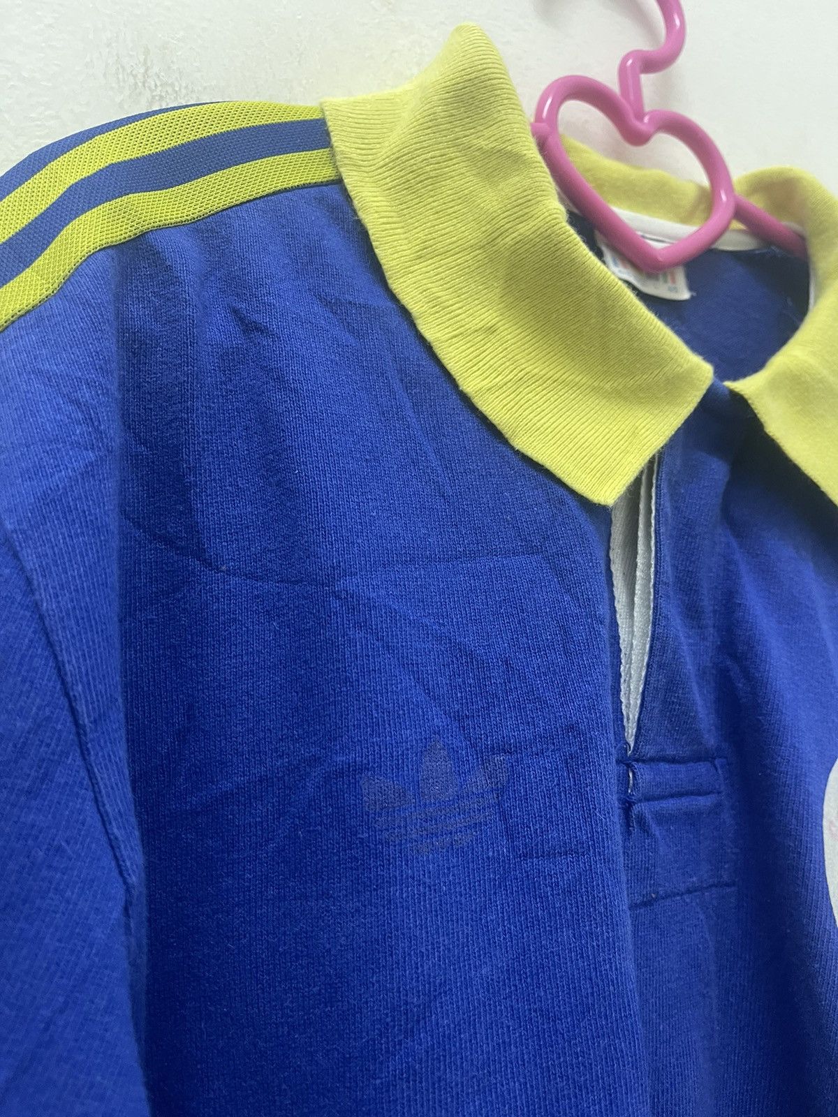 Adidas Rare Vintage ADIDAS Rugby Ventex CREPY EN VALOIS France Made Size US L / EU 52-54 / 3 - 3 Thumbnail