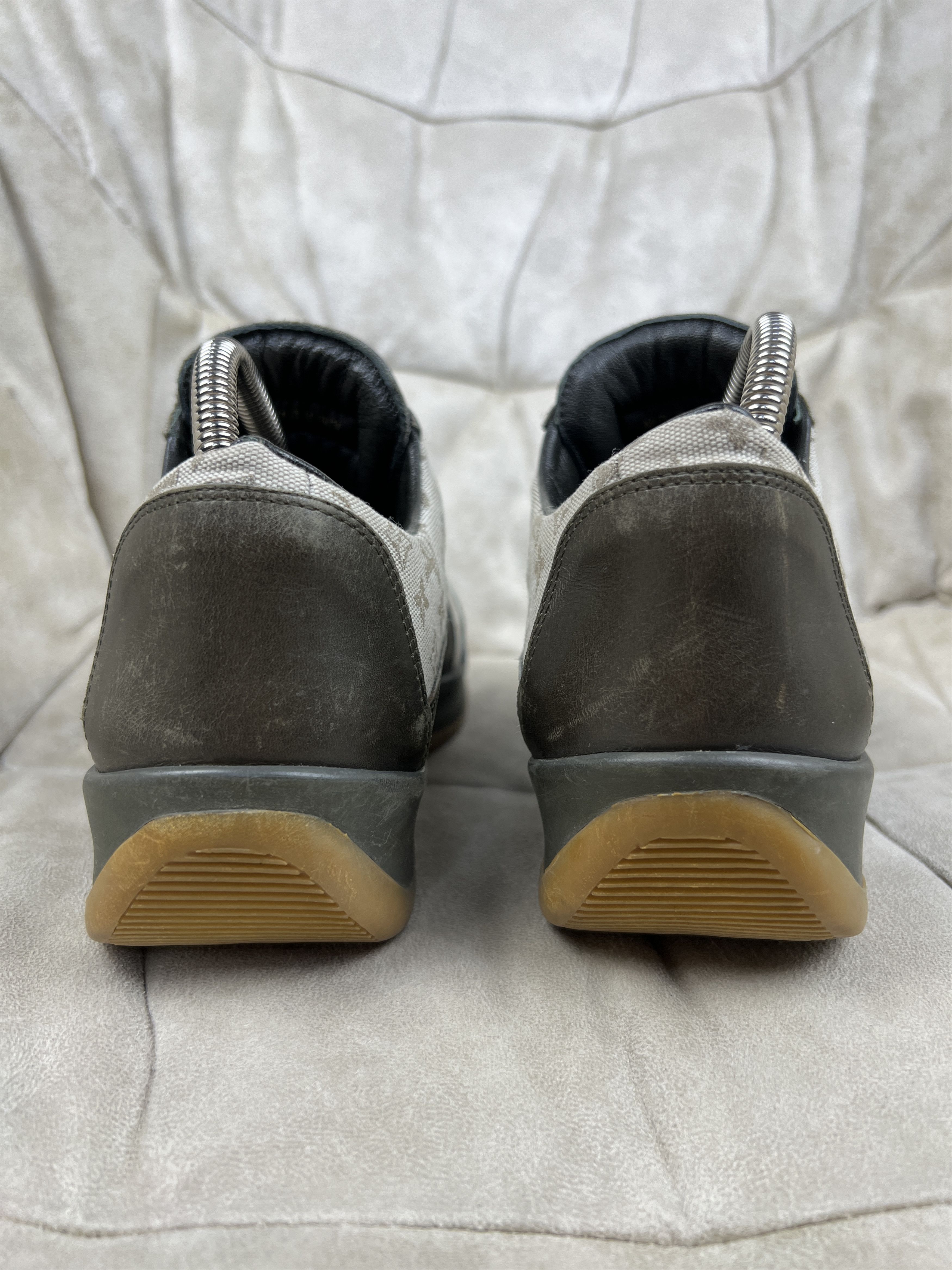 Louis Vuitton Louis Vuitton Green Monogram Low Top Sneakers Size US 9.5 / IT 39.5 - 5 Thumbnail