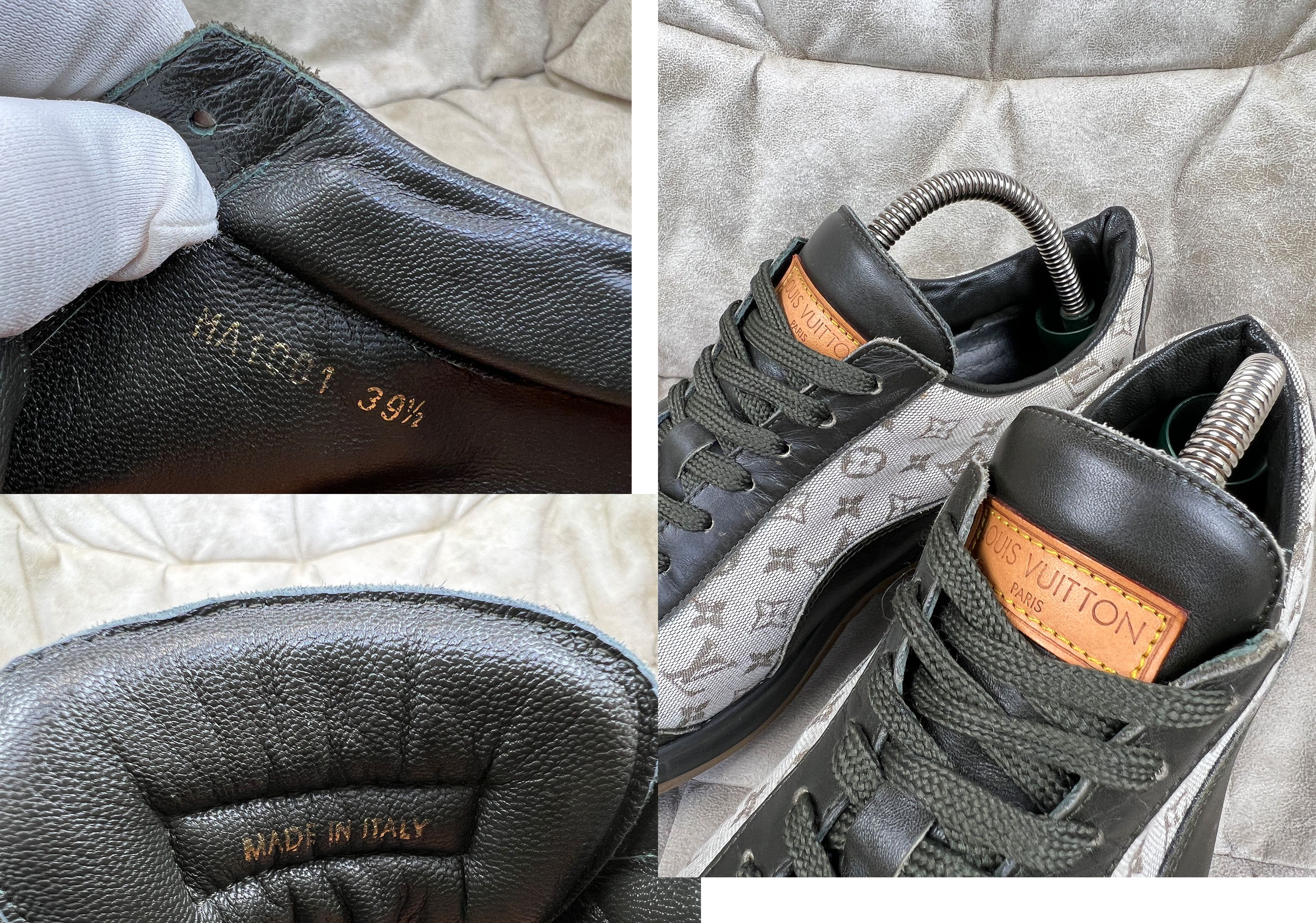 Louis Vuitton Louis Vuitton Green Monogram Low Top Sneakers Size US 9.5 / IT 39.5 - 9 Thumbnail
