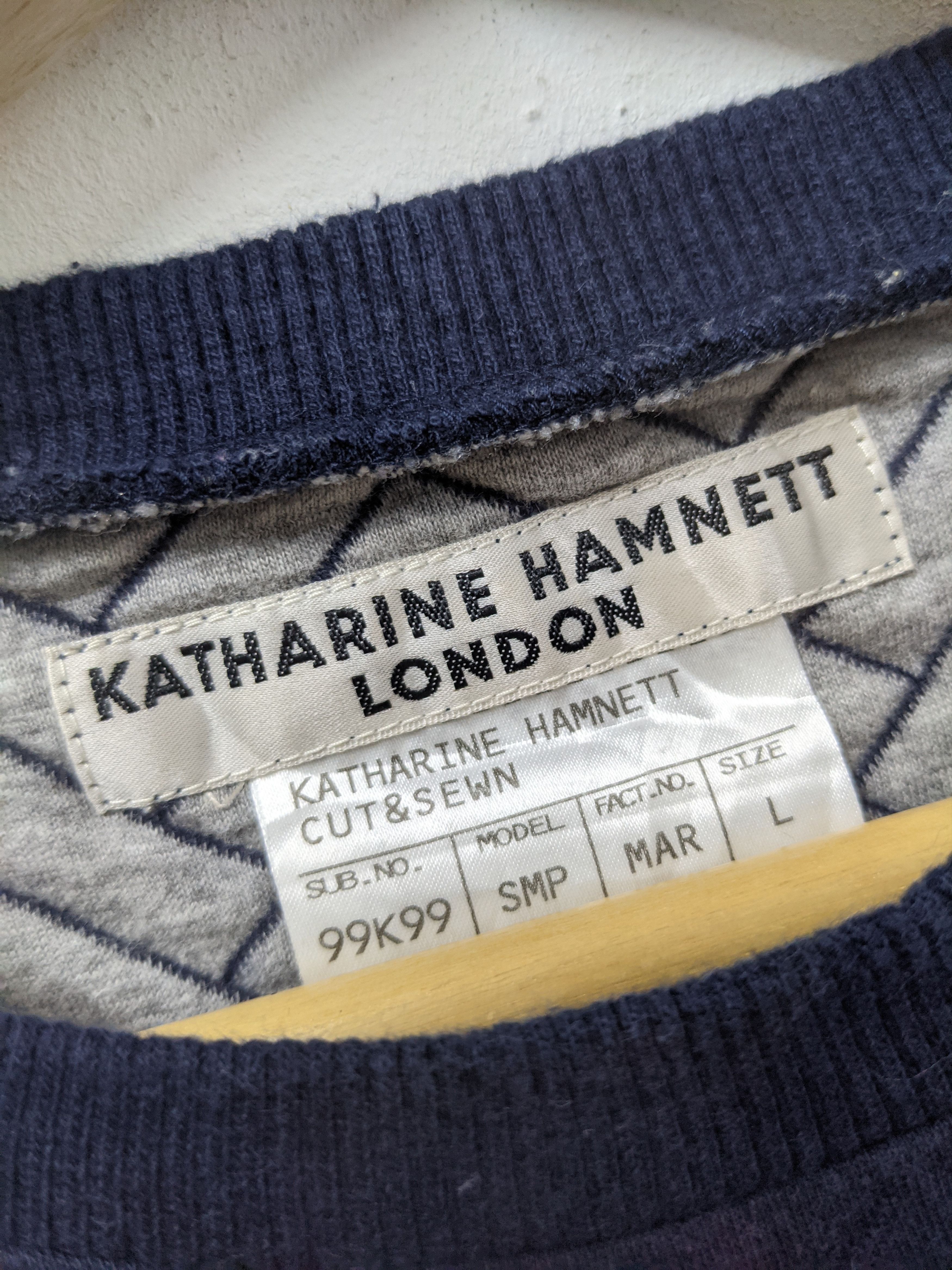 Designer × Katharine Hamnett London Katharine Hamnett London Sweatshirt Size US L / EU 52-54 / 3 - 5 Thumbnail