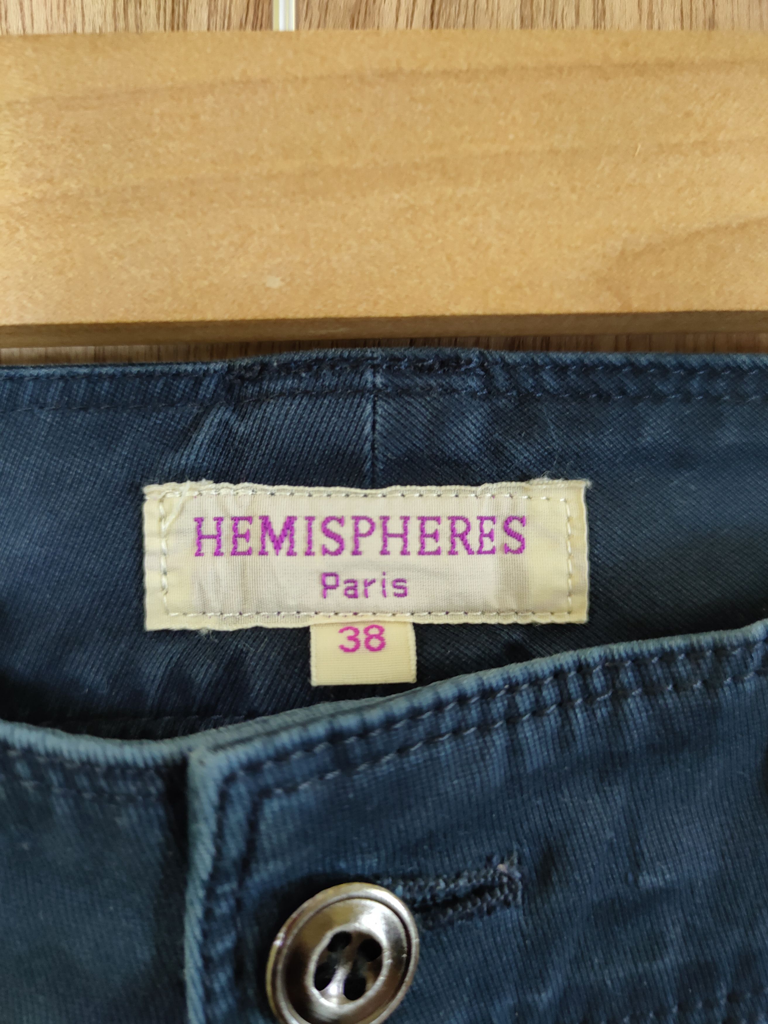 Japanese Brand DL Hemisperes japan black streetwear casual pants #46-304 Size 26" / US 2 / IT 38 - 5 Thumbnail