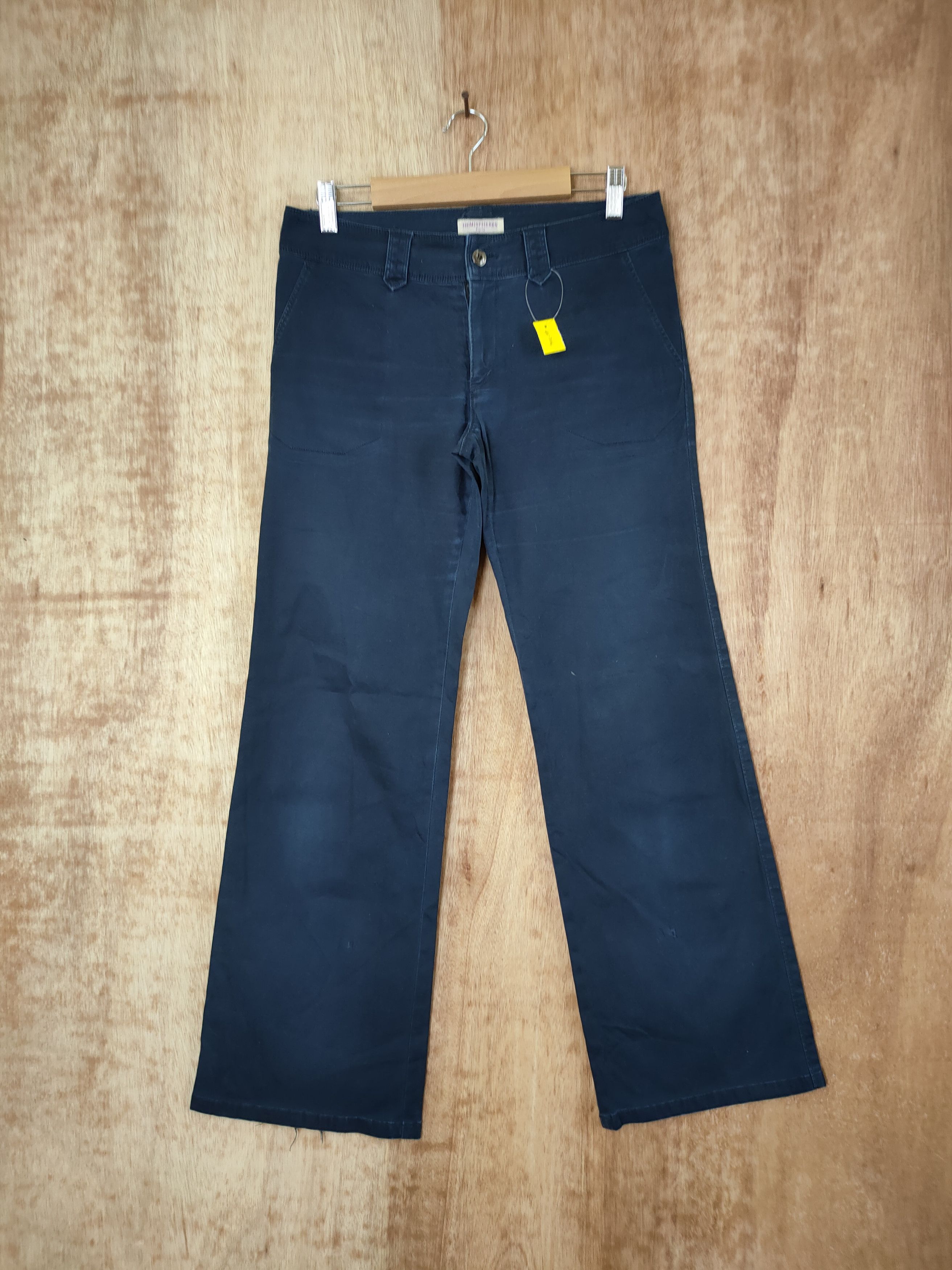 Japanese Brand DL Hemisperes japan black streetwear casual pants #46-304 Size 26" / US 2 / IT 38 - 1 Thumbnail
