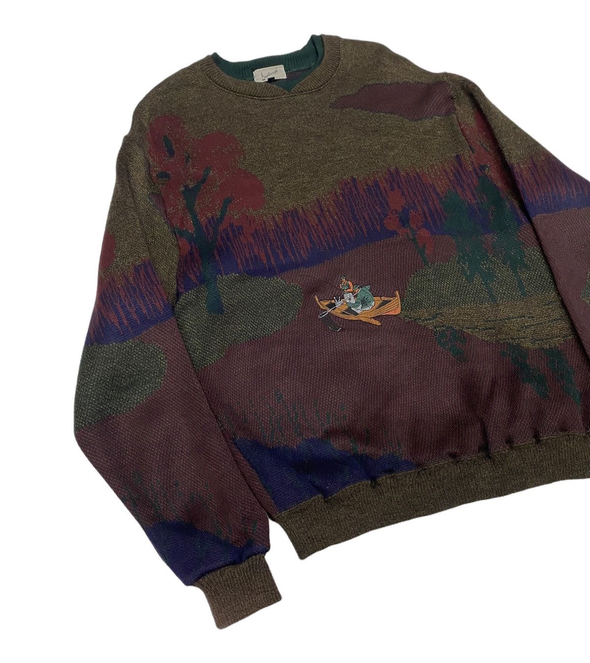 Aran Isles Knitwear ARCHIVE JAPAN LINDBERGH WOOL ACRYLIC KNIT SWEATSHIRT Size US M / EU 48-50 / 2 - 6 Thumbnail