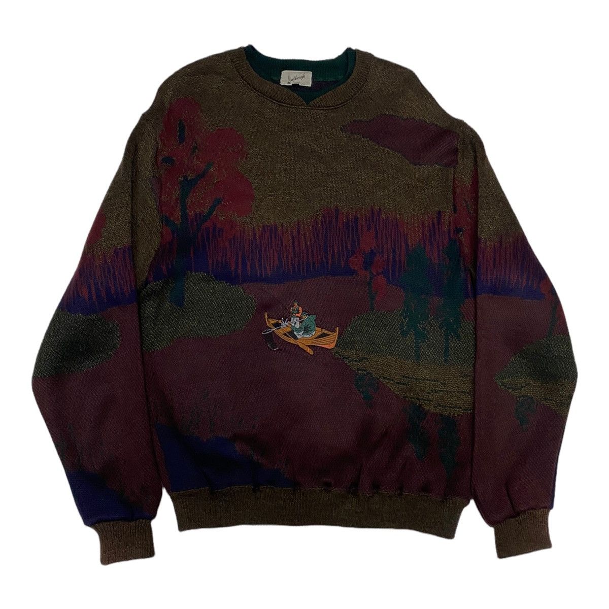 Aran Isles Knitwear ARCHIVE JAPAN LINDBERGH WOOL ACRYLIC KNIT SWEATSHIRT Size US M / EU 48-50 / 2 - 14 Thumbnail