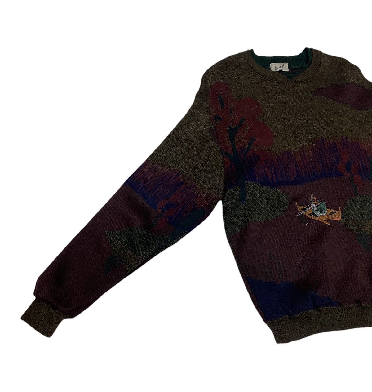 Aran Isles Knitwear ARCHIVE JAPAN LINDBERGH WOOL ACRYLIC KNIT SWEATSHIRT Size US M / EU 48-50 / 2 - 9 Thumbnail