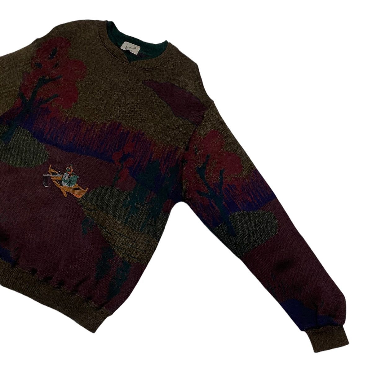 Aran Isles Knitwear ARCHIVE JAPAN LINDBERGH WOOL ACRYLIC KNIT SWEATSHIRT Size US M / EU 48-50 / 2 - 10 Thumbnail