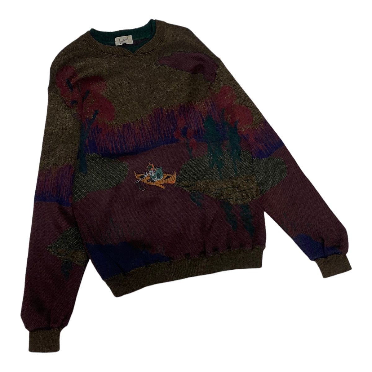 Aran Isles Knitwear ARCHIVE JAPAN LINDBERGH WOOL ACRYLIC KNIT SWEATSHIRT Size US M / EU 48-50 / 2 - 12 Thumbnail