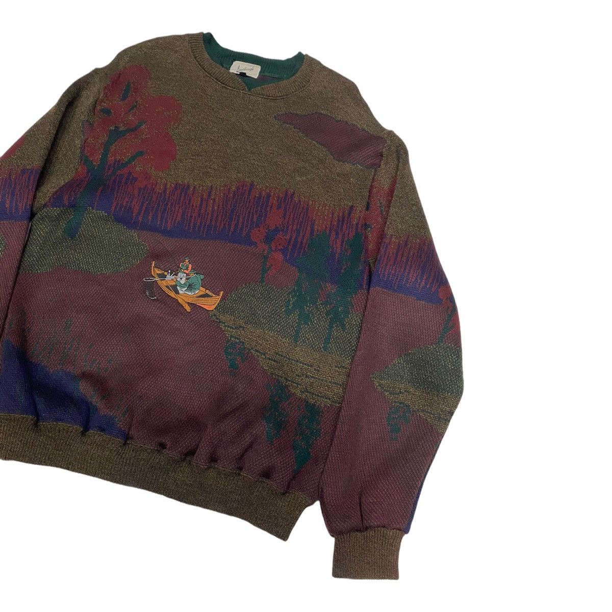 Aran Isles Knitwear ARCHIVE JAPAN LINDBERGH WOOL ACRYLIC KNIT SWEATSHIRT Size US M / EU 48-50 / 2 - 7 Thumbnail