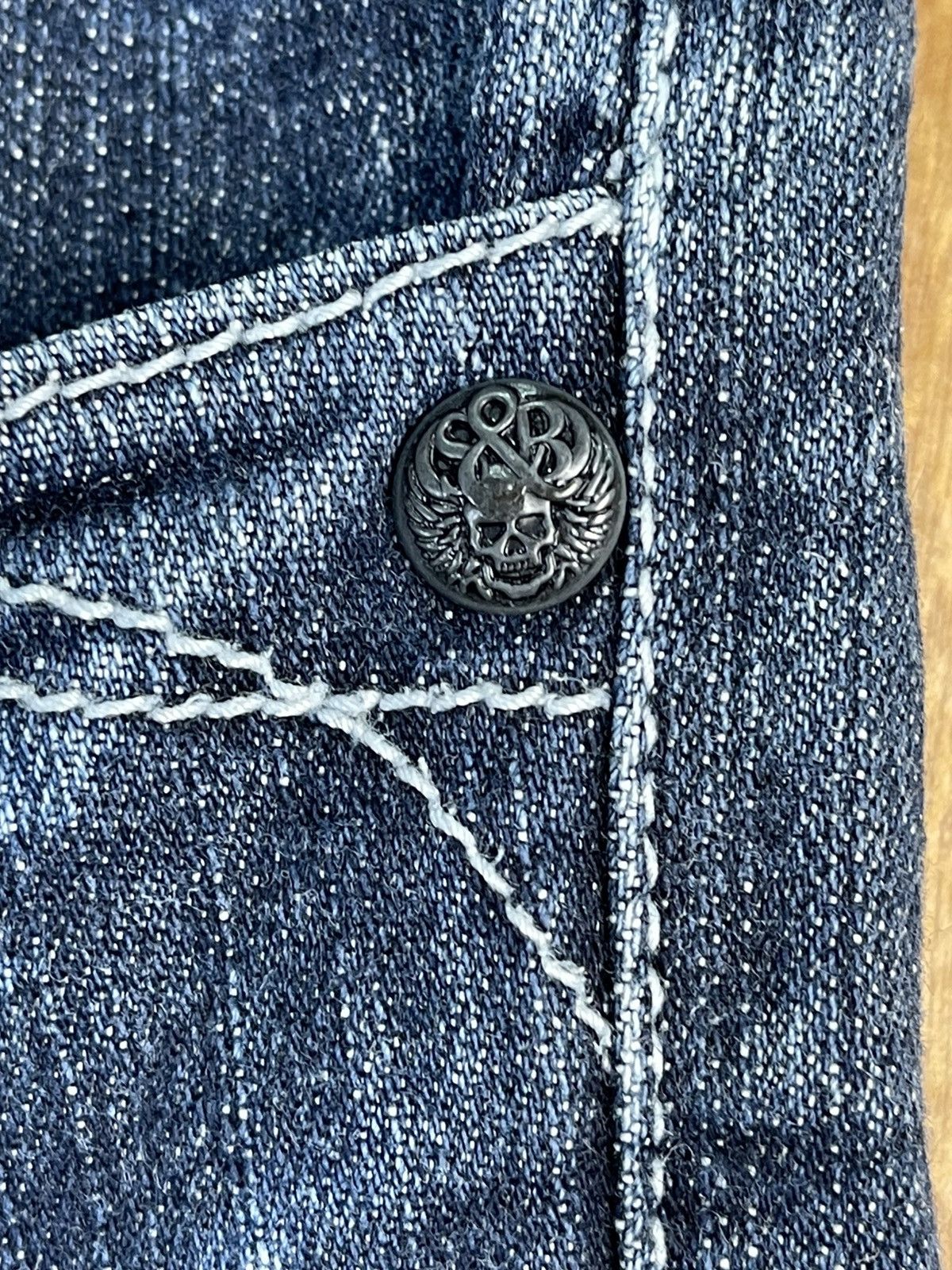 Japanese Brand × Vintage Skinny Denim 🔥Special Back Pocket Design Size US 28 / EU 44 - 11 Thumbnail