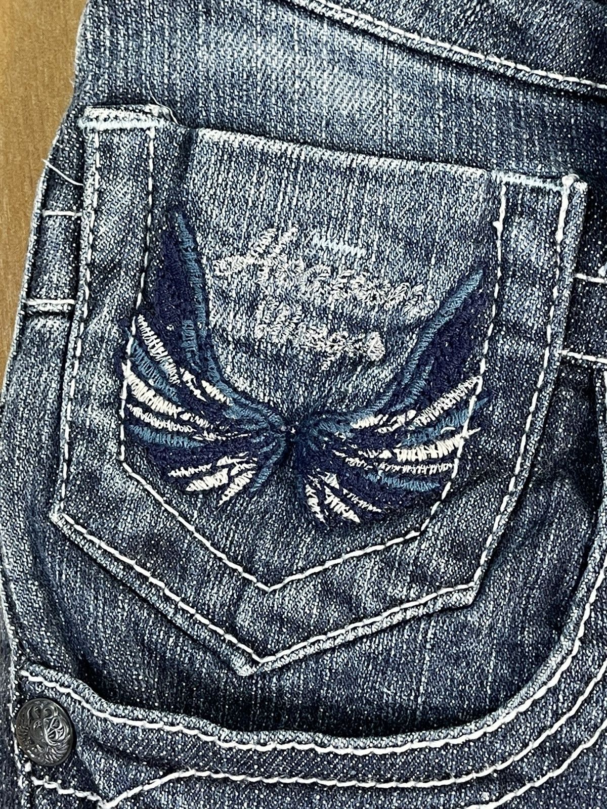Japanese Brand × Vintage Skinny Denim 🔥Special Back Pocket Design Size US 28 / EU 44 - 12 Thumbnail