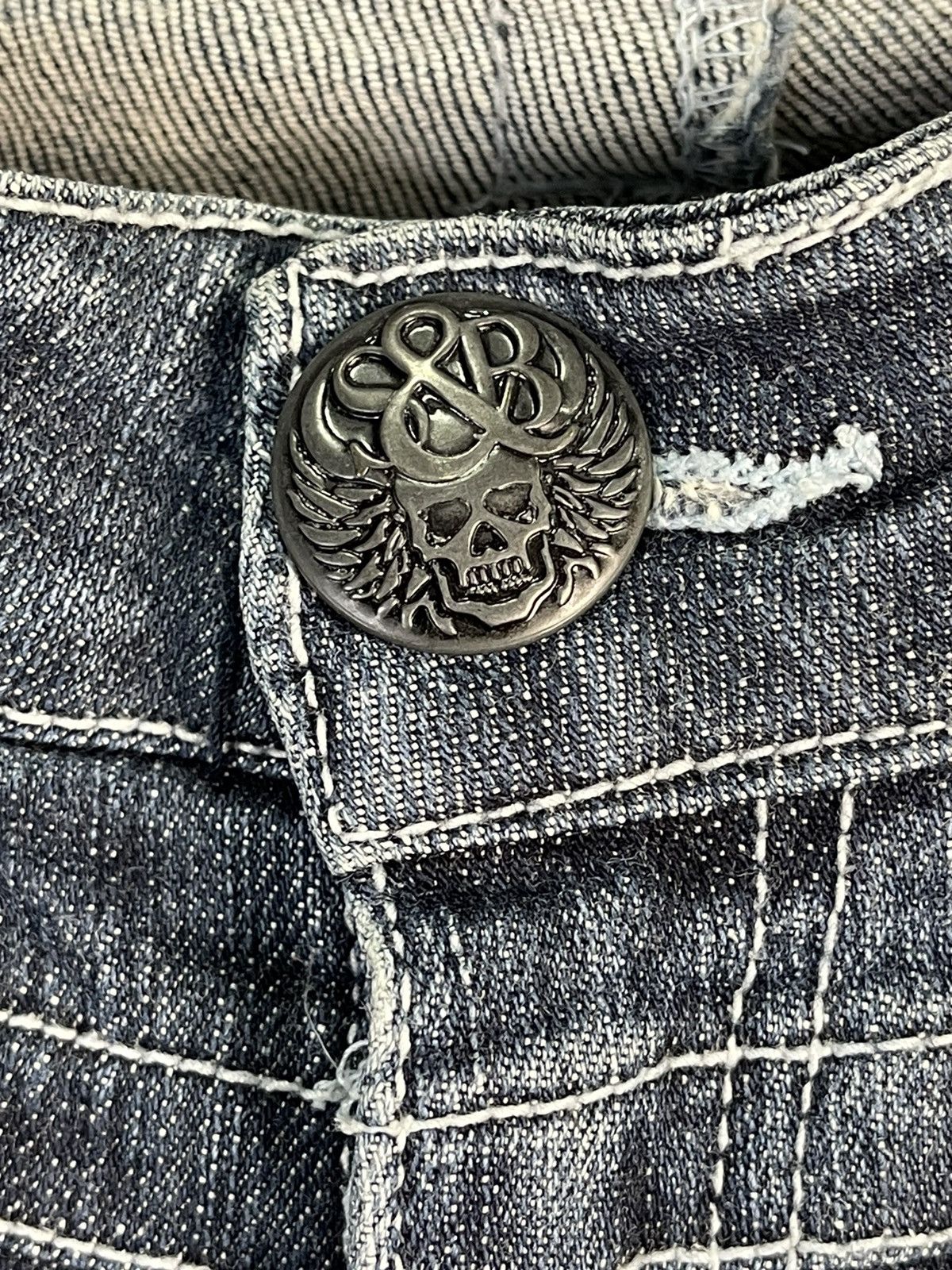 Japanese Brand × Vintage Skinny Denim 🔥Special Back Pocket Design Size US 28 / EU 44 - 13 Thumbnail